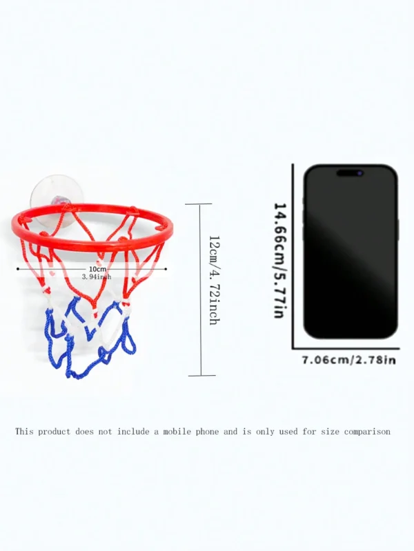 Small Basketball Set Coordinated Wrist Solid Rubber Elastic Ball Children's Exercise Shooting Table Game Toy - Image 4