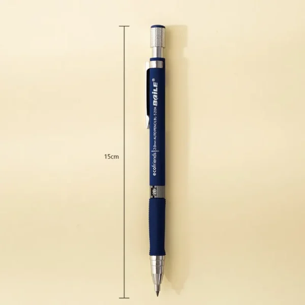2.0mm Mechanical Pencil Set 2B Automatic Pencils With Black Lead Refills For Writing - Image 4
