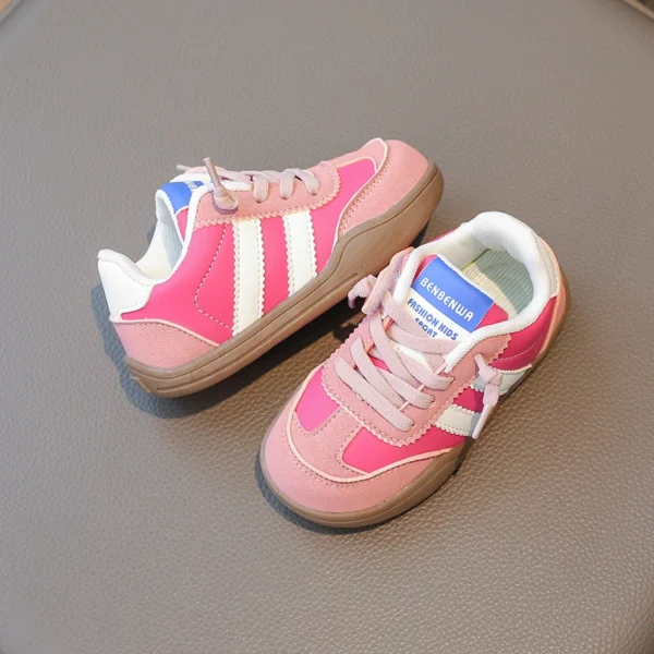 2024 Boys And Girls Canvas Shoes Children's School Performance Shoes Fashion Children Biscuit Bottom Breathable Kids Shoes - Image 6