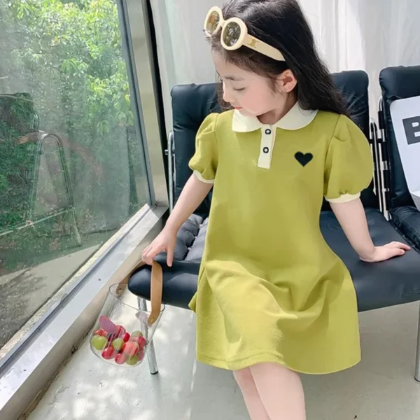 2024 Baby Dress Clothes Summer Short Sleeves Dress Clothing Fashion Kids Girls Princess Dresses - Image 4