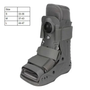 Pneumatic Walking Boot Full Shell Orthopedic Protection Short Air Walker Brace for Ankle Injuries Fractures Recovery 33-47 Size