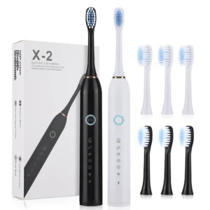 6 Modes Electric Toothbrush Rechargeable Toothbrush High Vibration Dental Tooth Whitening Cleaner Electric Brushes Oral Care