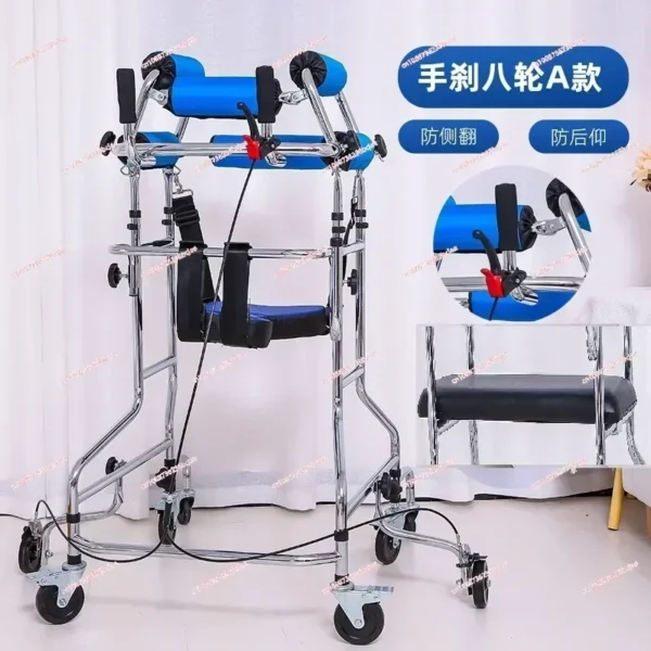 Stroke hemiplegia walking rehabilitation assistive device for adult learning walker walking lower limb training - Image 4