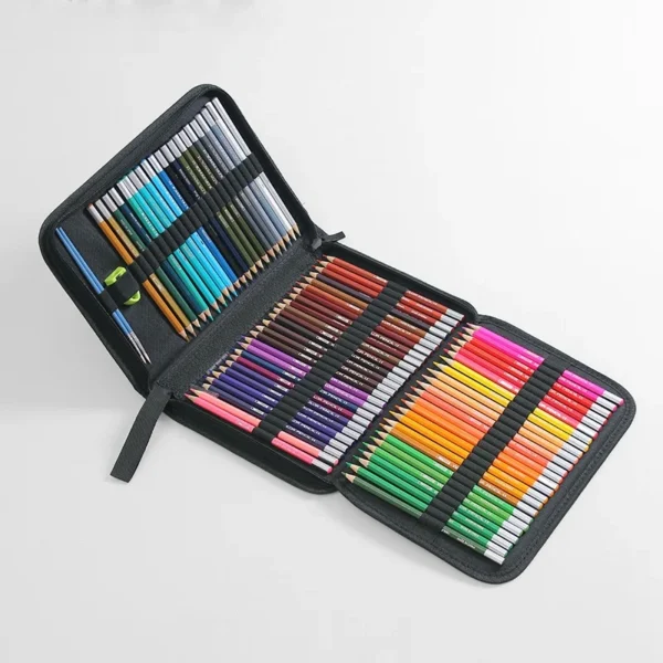 36/50/72-Piece Colored Pencil Set With Canvas Roll-Up Case - Perfect For Student Adult Coloring Drawing Sketching And Crafting - Image 2