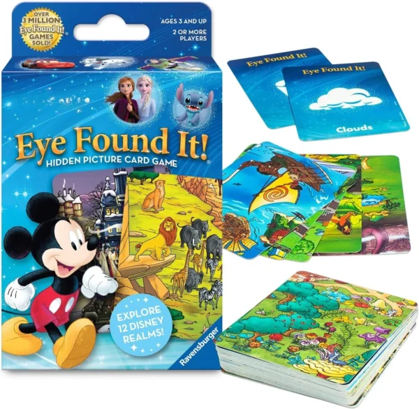 Ravensburg World of Disneys Eye Found It Boys and Girls 3 and Over Card Game - A fun family game - Image 2
