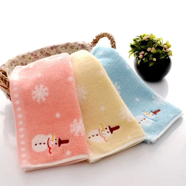 Cartoon Baby Towel Soft Cotton Infant Children Bath Towel for Newborn Kids Bathing Wipes Washcloth Shower Handkerchief 50x25cm - Image 3