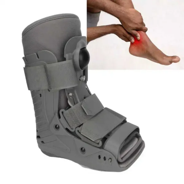 Pneumatic Walking Boot Full Shell Orthopedic Protection Short Air Walker Brace for Ankle Injuries Fractures Recovery 33-47 Size - Image 2