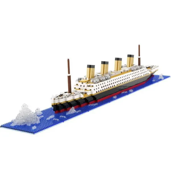 Titanic Micro Mini Building Blocks Assembly Toy Cruise Ship Brick Model DIY Toys Boat Kids Kit Educational Toy Gift - Image 6