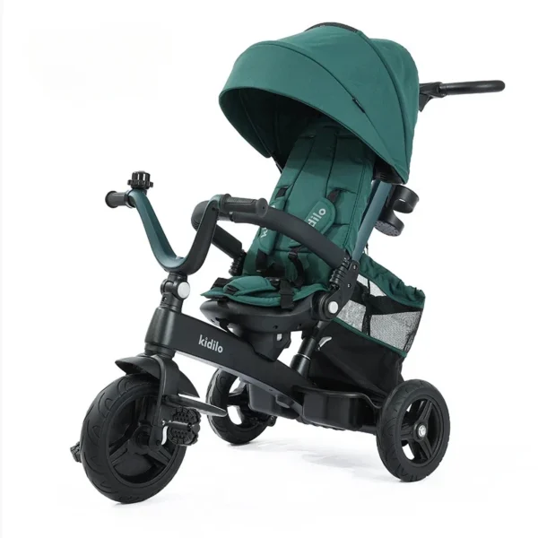 Rideable Three-wheeled Baby Stroller Multi-functional Children's Tricycle 3-6 Years Old Baby Stroller Baby Carriage - Image 2