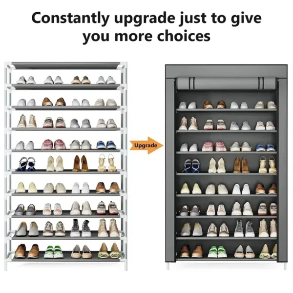 Multi-story dormitory simple cabinet home simple shoe rack space saving and economy new home dustproof shoe cabinet - Image 5