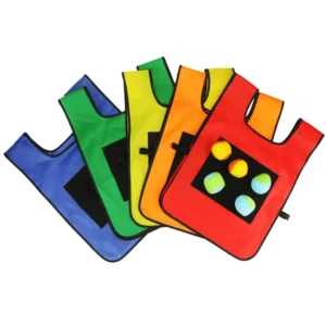 Outdoor Sport Game Props Vest Sticky Jersey Vest Game Vest Waistcoat With Sticky Ball Throwing Toys For Children Kids Sports Toy