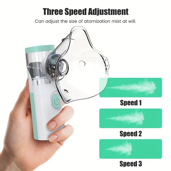 Medical Silent Mesh Nebulizer Adult Kids Handheld Asthma Inhaler Atomizer Health Care Mini Portable Nebulizer Humidifier Battery - Image 3