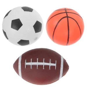 3 Pcs Ball Suit Children Toy Set Mini Sports Balls Playground Balls Toddler Football Kit Kickball Outdoor Fun Sports Toy Balls