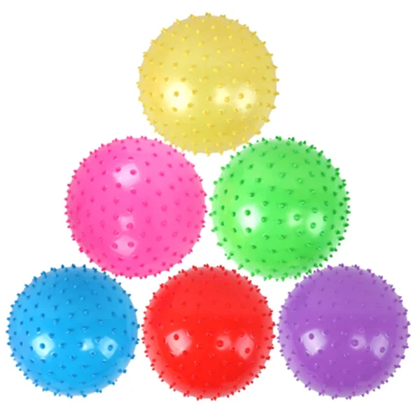 Kids Inflatable Ball Rubber Toy Baby Outdoor Thorn Balloon Developmental Ball - Image 4