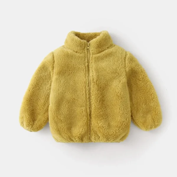 1pcs Boys Girls Autumn Coat Children Winter Thermal Fleece Jacket Kids Coats Double Sided Velvet Outerwear Baby Warm Clothes - Image 6