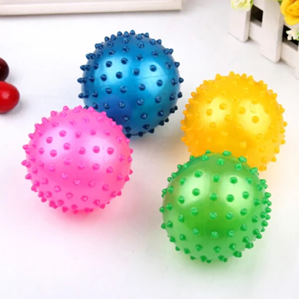 Kids Inflatable Ball Rubber Toy Baby Outdoor Thorn Balloon Developmental Ball - Image 5