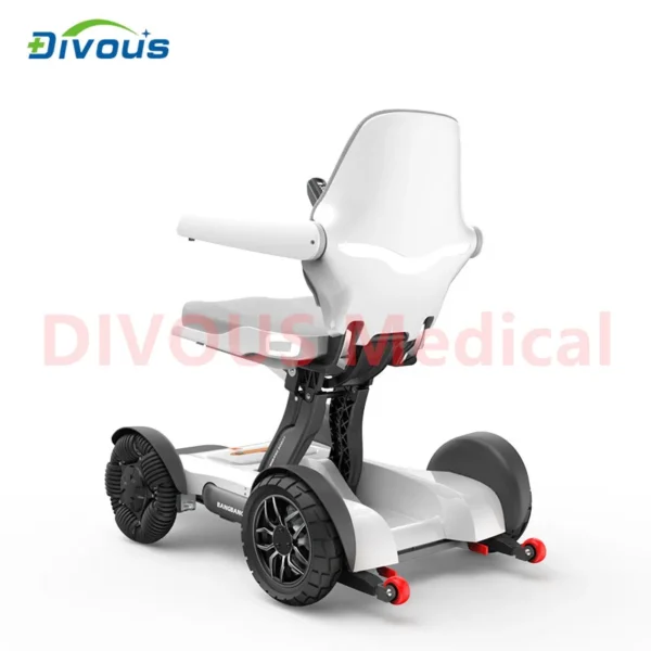 Handicapped Automatic Folding Electric Wheelchair Disabled Motorized Wheelchair - Image 3