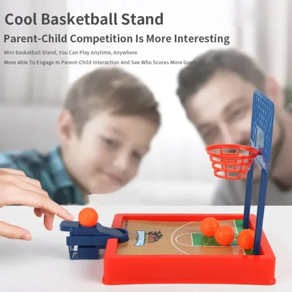 Basketball Game Mini Desktop Tabletop Portable Travel Or Office Game Set for Indoor Or Outdoor Fun Sports Board Game - Image 4
