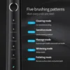 Sonic Electric Toothbrushes for Adults Teeth Whitening Toothbrush IPX7 Waterproof Smart Timer 6 Replaceable Heads Set - Image 2