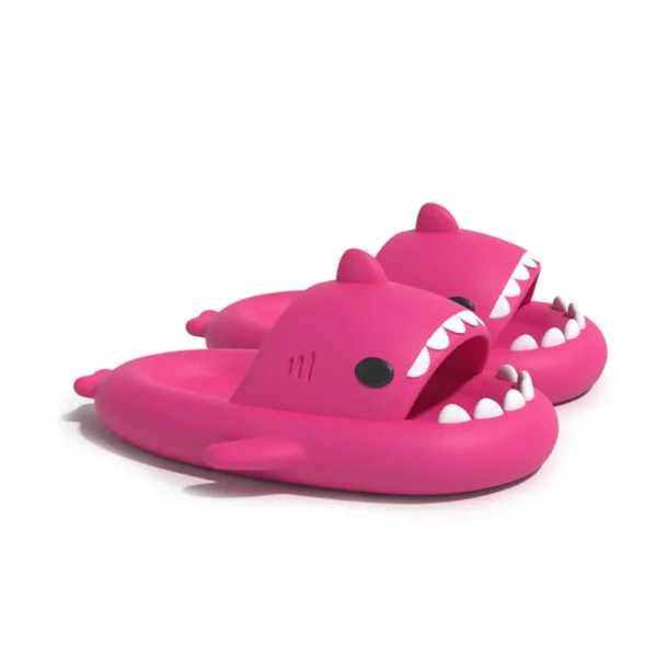 New Style Shark Slippers Women Summer Cute EVA Flip Flops Men Non-slip Indoor Outdoor Slides Girls Boys Beach Shoes Sandals - Image 3
