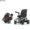 Hot Lithium Battery Bluetooth Folding Walker Electric Wheelchair Outdoor Rollator for Disabled People - Image 3
