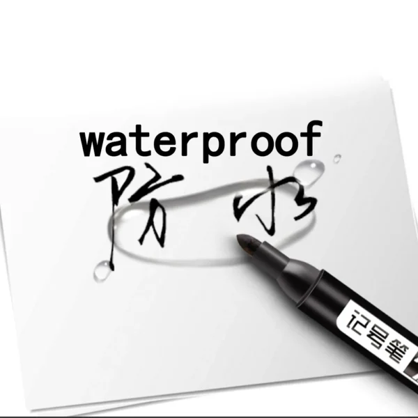 5-50Pcs Waterproof Oil-based Marker Pen Markers Black Blue Red Ink for Glass Metal Stationery Art Drawing Office School Supplies - Image 3
