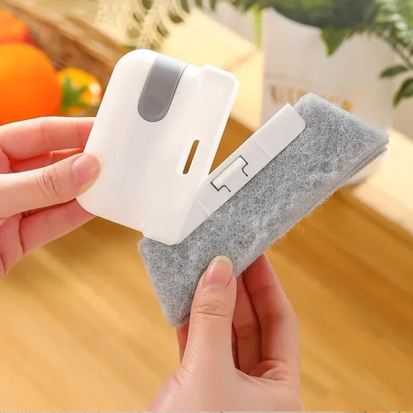 Household cleaning brush groove cleaning tool window track cleaner window groove brush scouring Door track pad gap cleaner - Image 2