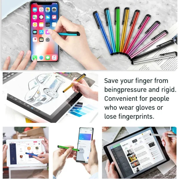 Universal Stylus Pen Drawing Tablet Sensetive Capacitive Screen Touch Pen for Apple Android iPad iPhone Samsung Kindle Phone - Image 3