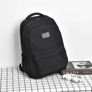 Minimalist Solid Color Unisex Backpacks Leisure Men's Backpack Large Capacity School Bag Women Waterproof Travel Laptop Backpack
