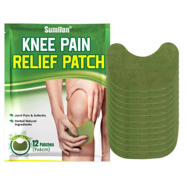 60Pcs Sumifun Wormwood Knee Patch Rheumatoid Arthritis Pain Relief Medical Plaster Joint Muscle Analgesic Massage Sticker - Image 2