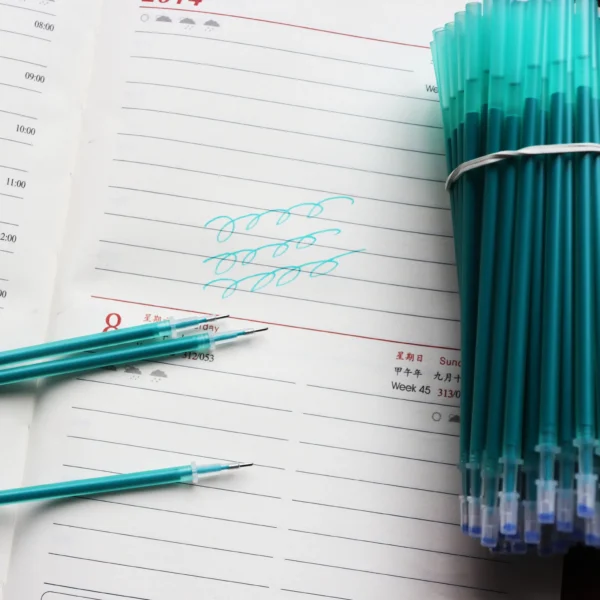 20 Pcs/Set Office Gel Pen Erasable Refill Magic Erasable Refill 0.5mm Candy Color Ink School Office Writing Tool Stationery - Image 5