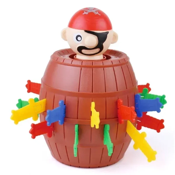 Funny Pirate Barrel Toys Lucky Game Jumping Pirates Bucket Sword Stab Tricky Toy Family Interactive Games For Child Kid Gift - Image 6