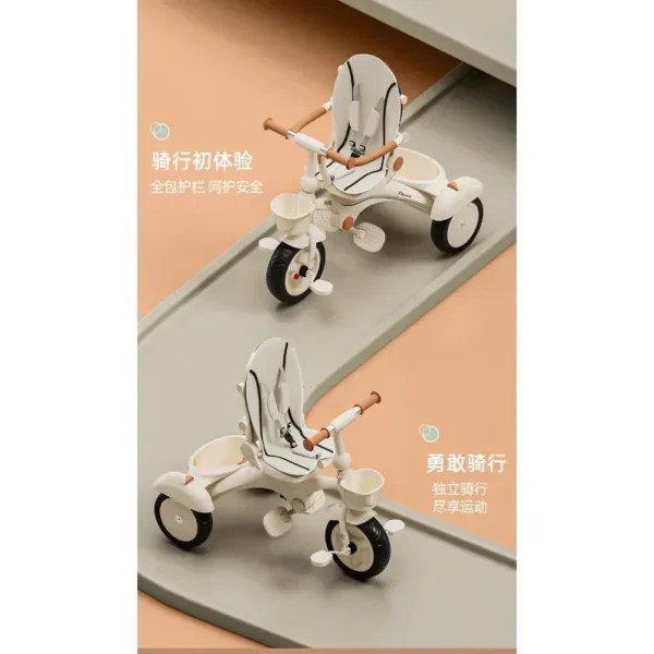 2024Ultra-light foldable children's two-way child trolley baby high view baby stroller - Image 6