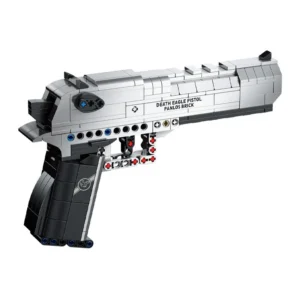 Building block gun series, rifle pistol, building block toy, boys' assembly, ornament model, children's gift