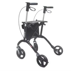 Light Weight Mobility Adult Carbon Fiber Walking Rollator Space Walker with Seat