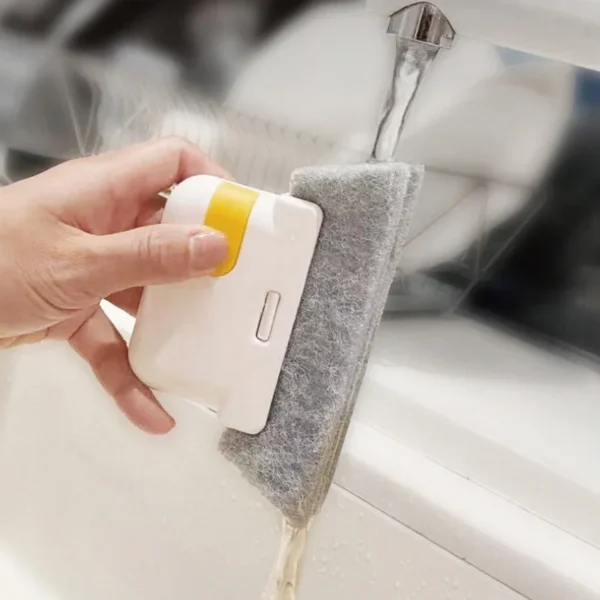 Household cleaning brush groove cleaning tool window track cleaner window groove brush scouring Door track pad gap cleaner - Image 6
