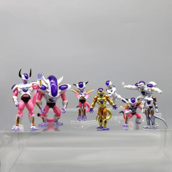 Hot 8pcs Dragon Ball Z Frieza Freezer Anime Figures Figurine Pvc Statue Model Doll Collection Decoration toys - Image 3