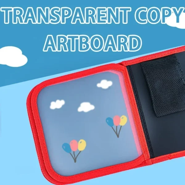 Baby Painting Drawing Toys Set Black Board with Magic Pen Chalk Painting Coloring Book Funny Toy Painting Blackboard Kid Gifts - Image 3