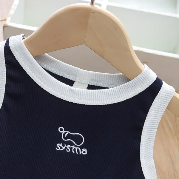 Kids Girls Vest Dresses Summer Baby Fashion Splicing Sleeveless Clothing Toddler Girl Clothes For 1-6Years Princess Dress 2025 - Image 4