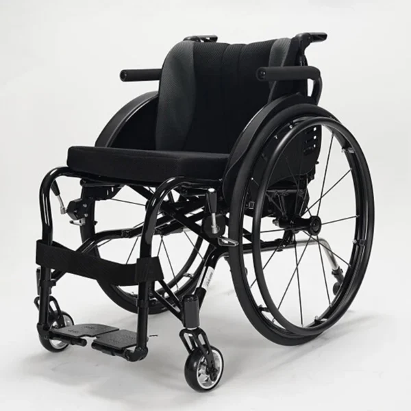 Durable Lightweight Folding Professional Manual Sports Wheelchair for Disabled - Image 3