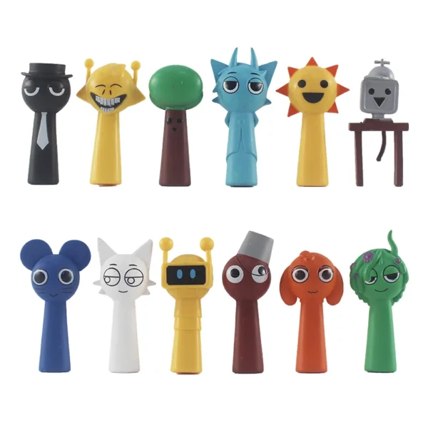 Funny Sprunki Figurine Model Sprunki Figure Juguete PVC Sprunki Game Action & Toy Figures Set - Image 2