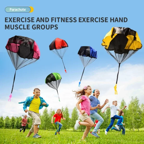 Parachute Toys For Kids Hand throwing Outdoor Flying Parachute Men Outside Toys Easter Basket Stuffers Idea Unique Boy Girl Gift