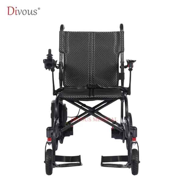 Hot Sale N/W:12KG Popular Ultra Lightweight Folding Carbon Fiber Electric Wheelchairs - Image 4