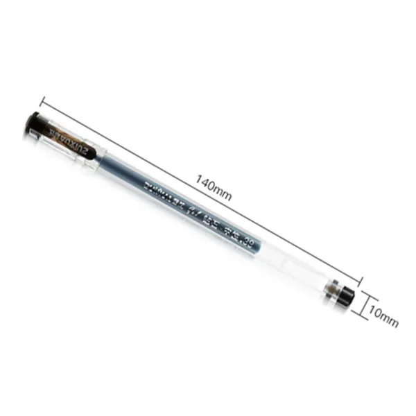 6 Pcs/Set 0.38mm Large-capacity Ink Diamond Tip Gel Pen Black/Blue/Red Refill Exam Signing Writing School Office Supplies - Image 5