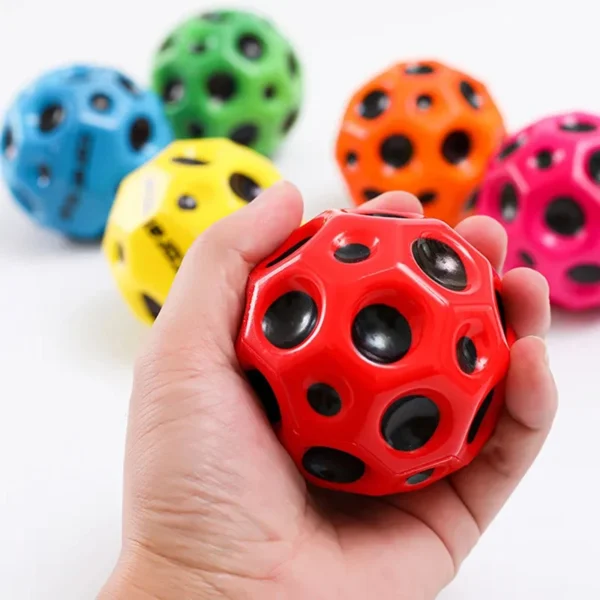 Perforated Ball Foam Moon Ball Bouncing Ball Practical Hole Ball Soft Bouncing Ball Bouncing Ball Outdoor Interactive Game Toys - Image 2