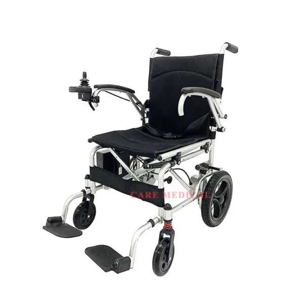N/W: 14KG Hot Aluminum alloy Ultra-light Foldable Electric Wheelchair For Disabled Whelchair walker - Image 2
