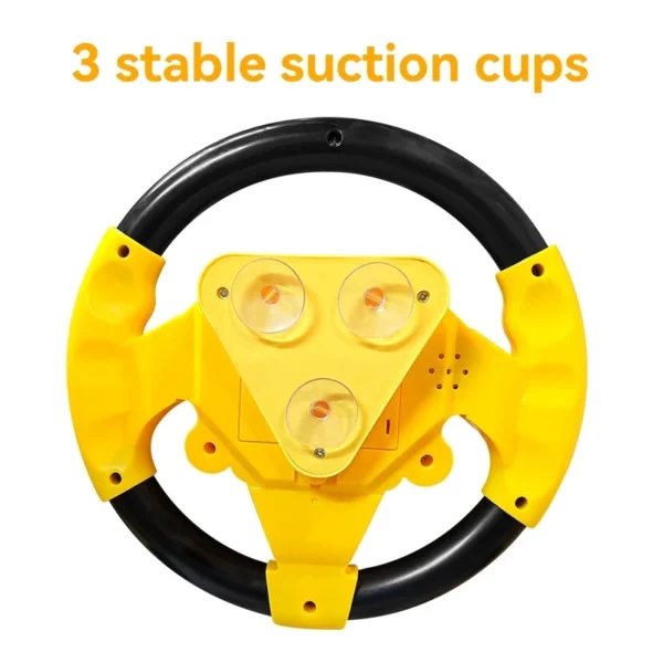 Infant Shining Eletric Simulation Steering Wheel Toy with Light Sound Kids Early Educational Stroller Steering Wheel Vocal Toys - Image 4