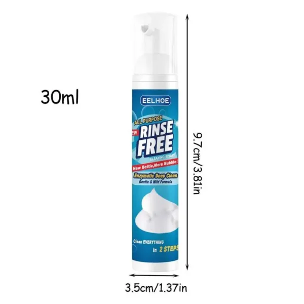 All Purpose Bubble Cleaner Rinse-Free Kitchen Stain Remover 30ml/60ml Heavy Duty Cleaning Spray For Kitchen Bathroom Car House - Image 6