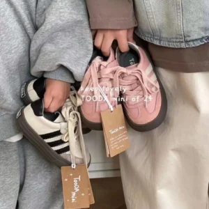 Boys And Girls Canvas Shoes Children's School Performance Shoes Babys Children Biscuit Bottom Breathable Kids Fashion Shoes