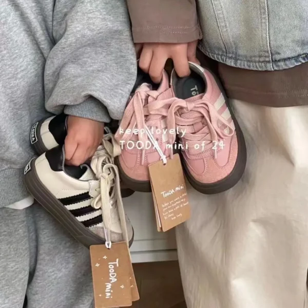 Boys And Girls Canvas Shoes Children's School Performance Shoes Babys Children Biscuit Bottom Breathable Kids Fashion Shoes